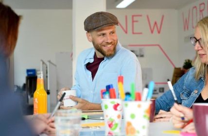 zedita.startup unterstützt Gründer praxisnah mit wöchentlichen Check-ins und (Foto: Daniel Moeller Fotografie; HSW)